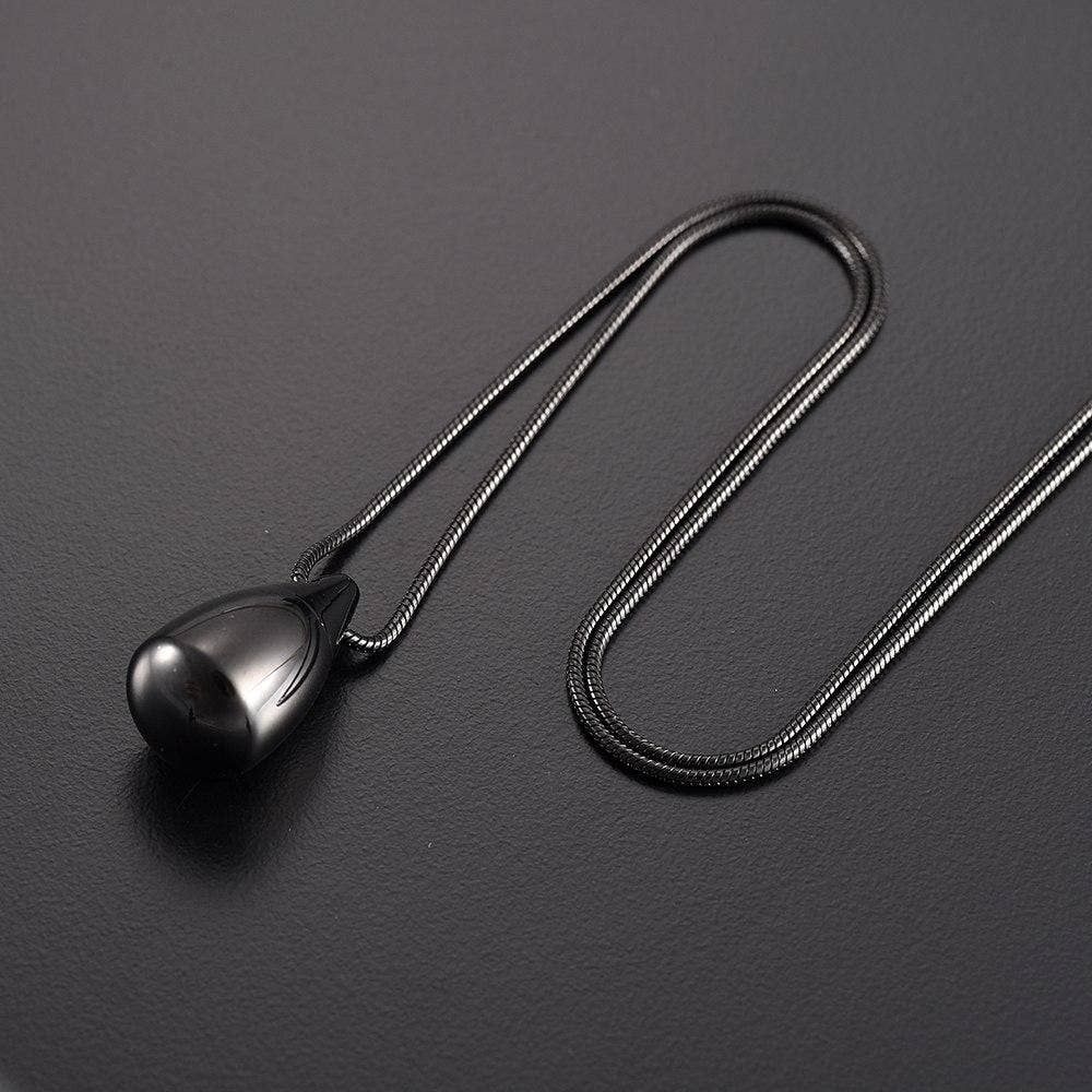 Teardrop Cremation Urn Necklace