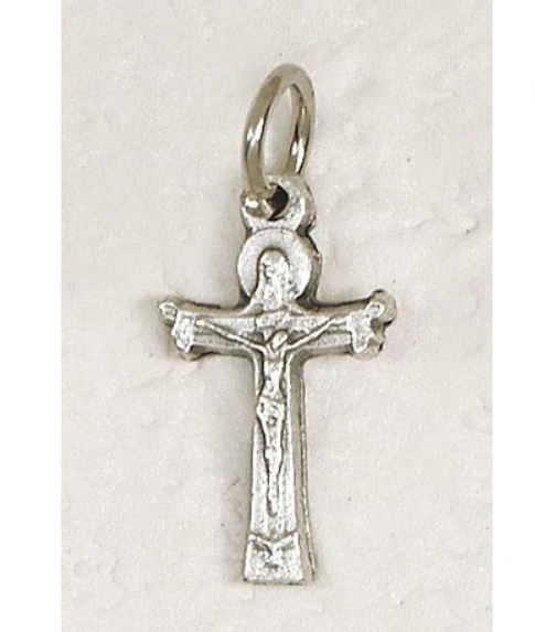 Trinity Silver Tone Bracelet Crucifix Ox.