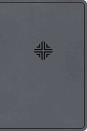 CSB Large Print Thinline Bible, Value Edition, Charcoal Leathertouch