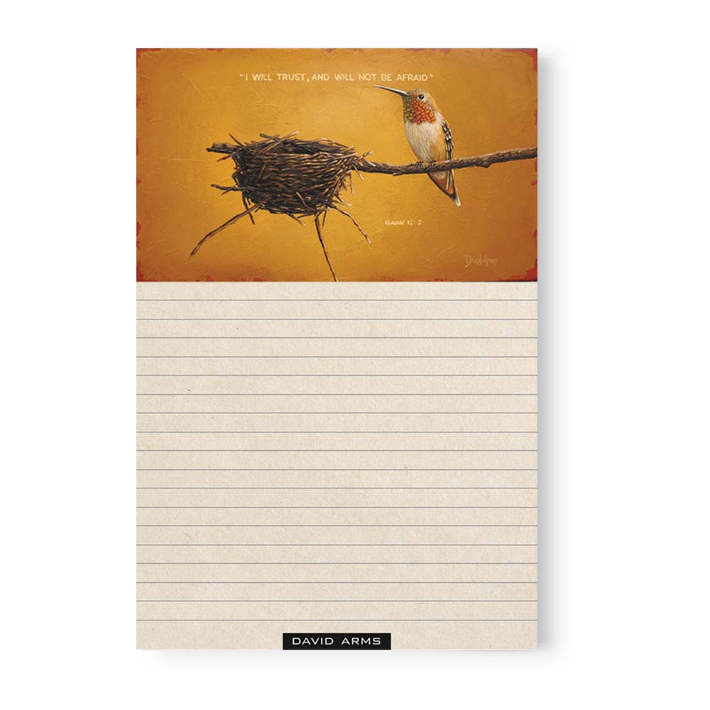 "I Will Trust" Notepad