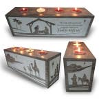 Advent Block (tea lights INCLUDED)