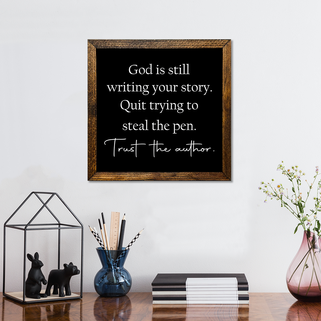 TIMBERLAND FRAME GOD IS STILL WRITING YOUR STORY