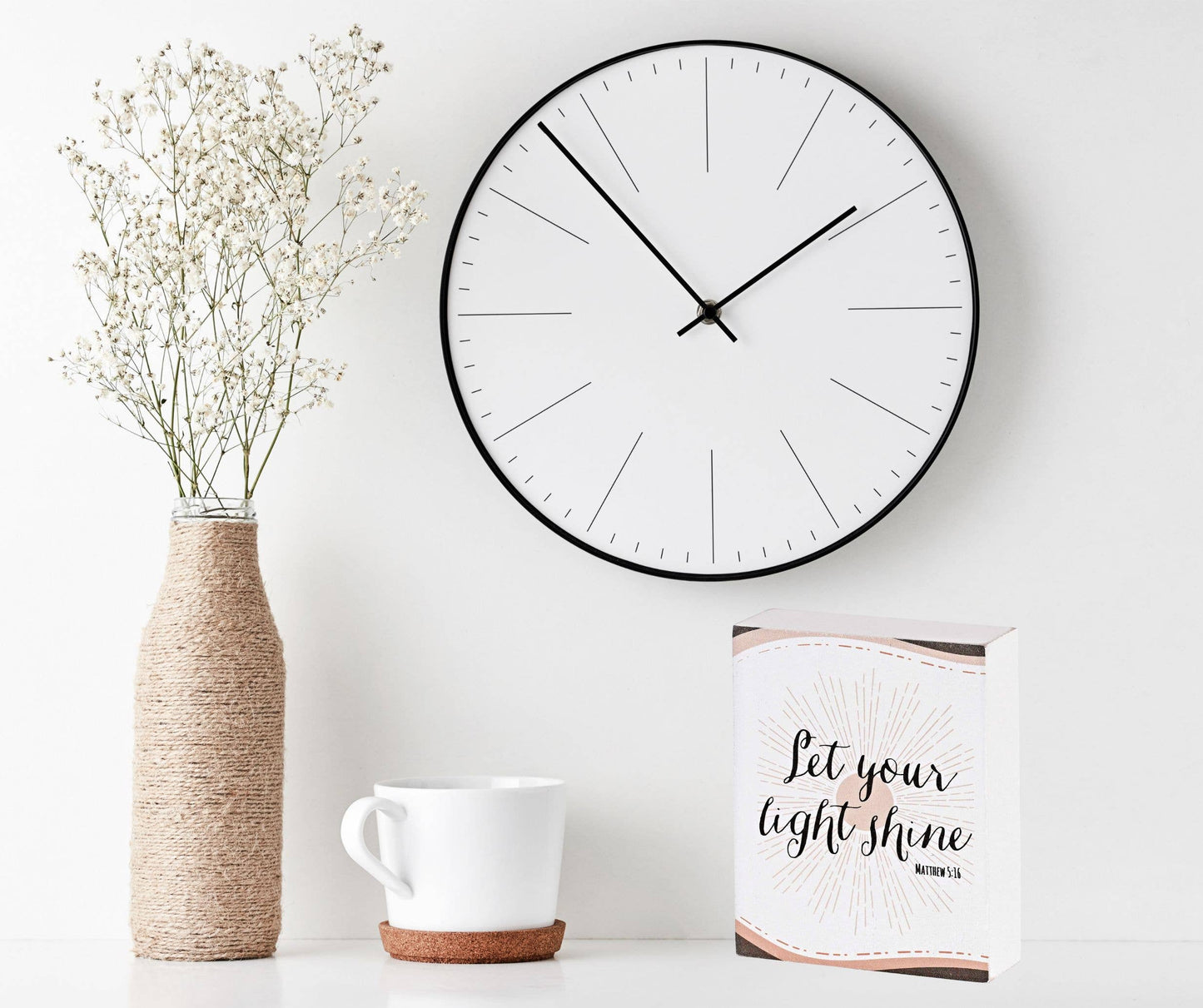 Tabletop Plaque Let You Light Shine 3X4