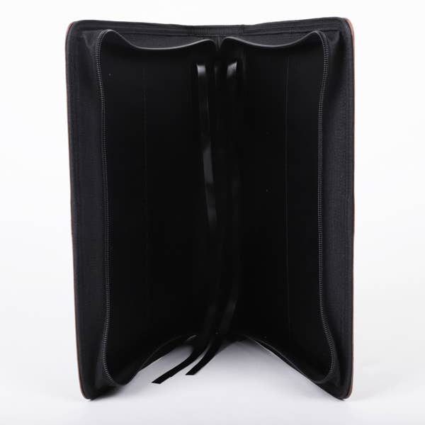 Bible Cover Leather Holy Bible Brown L