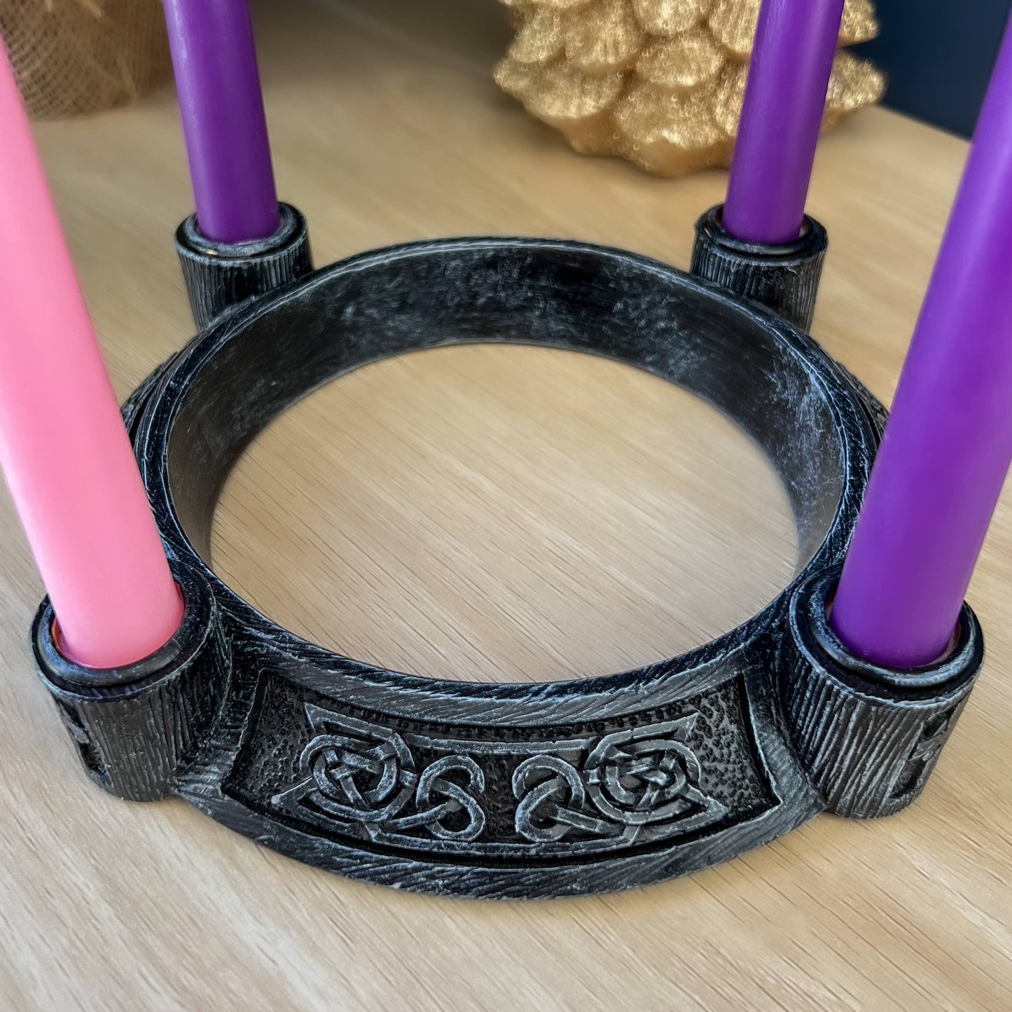Celtic Knot Advent Wreath
