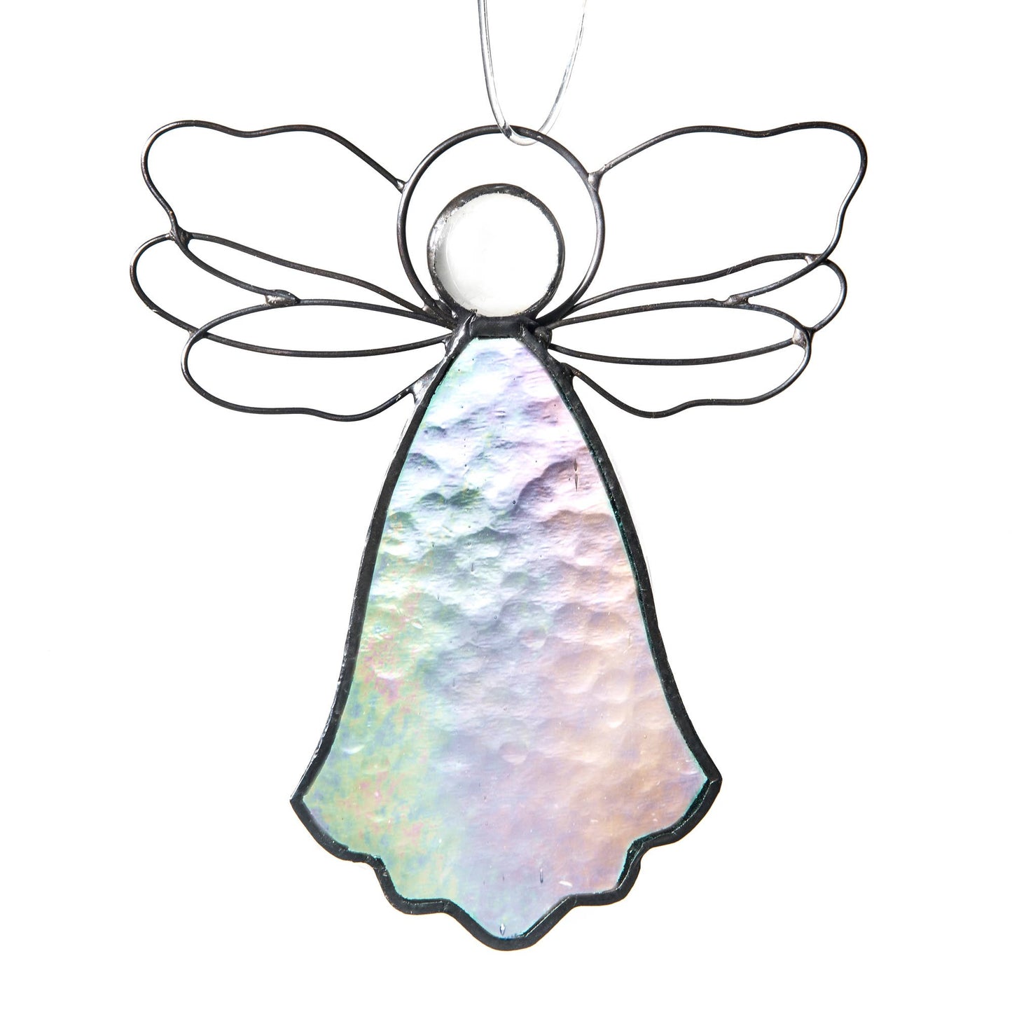 Angel Ornament Sun Catcher Stained Glass Christmas Orn 303