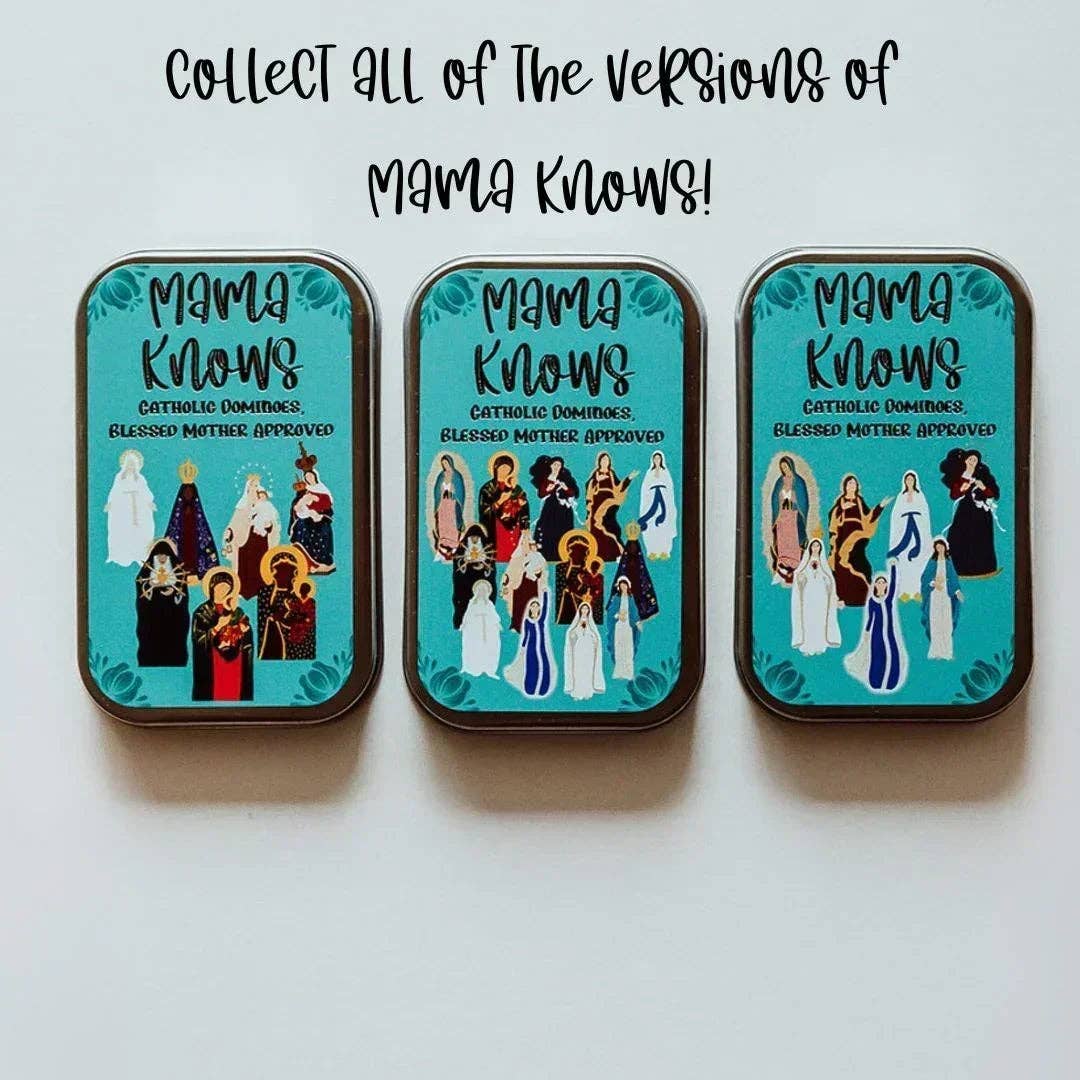 MamaKnows - Catholic Dominoes with the Blessed Virgin (Card Deck)