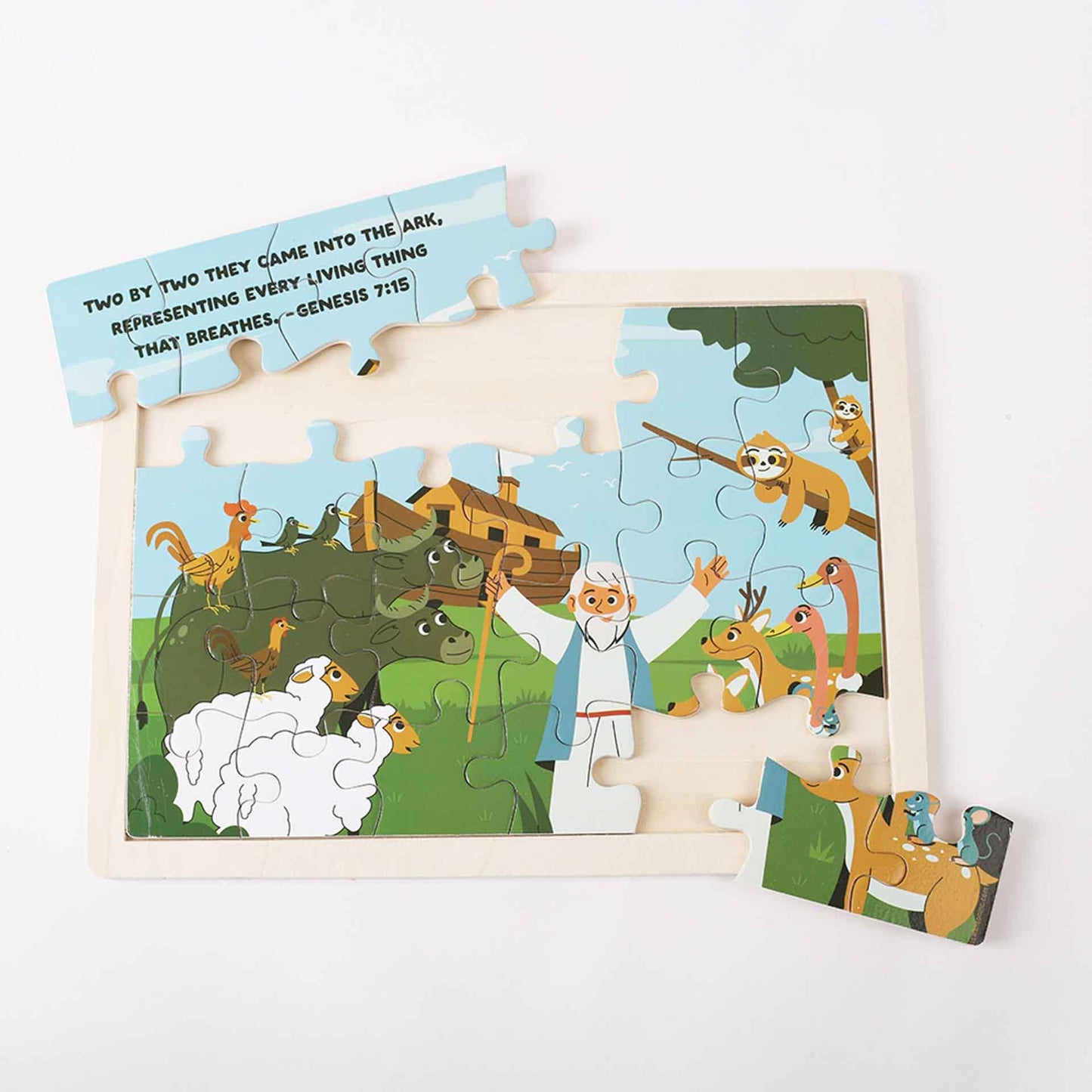 Puzzle Wood Jigsaw Noah's Ark