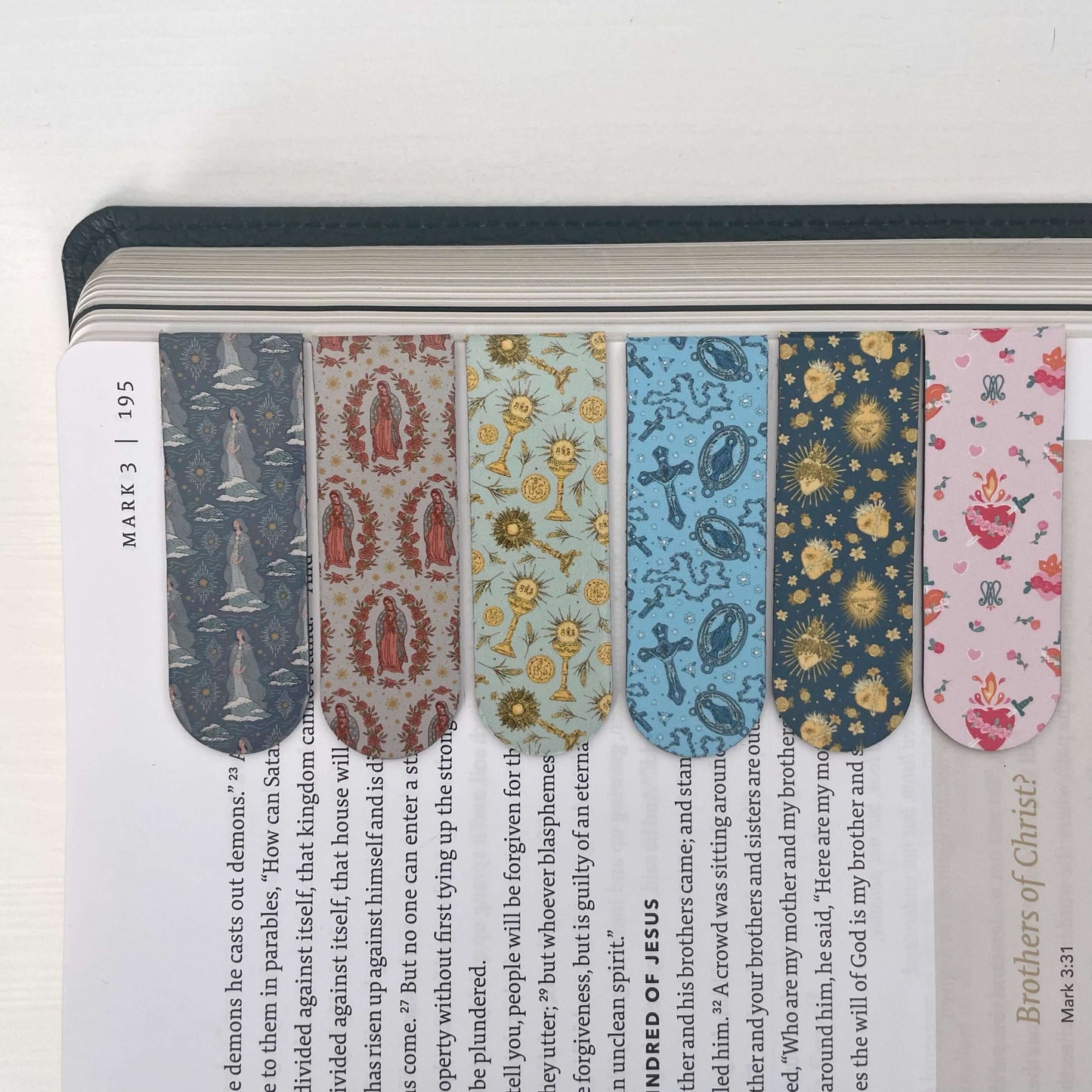 Catholic Magnetic Bookmark Set
