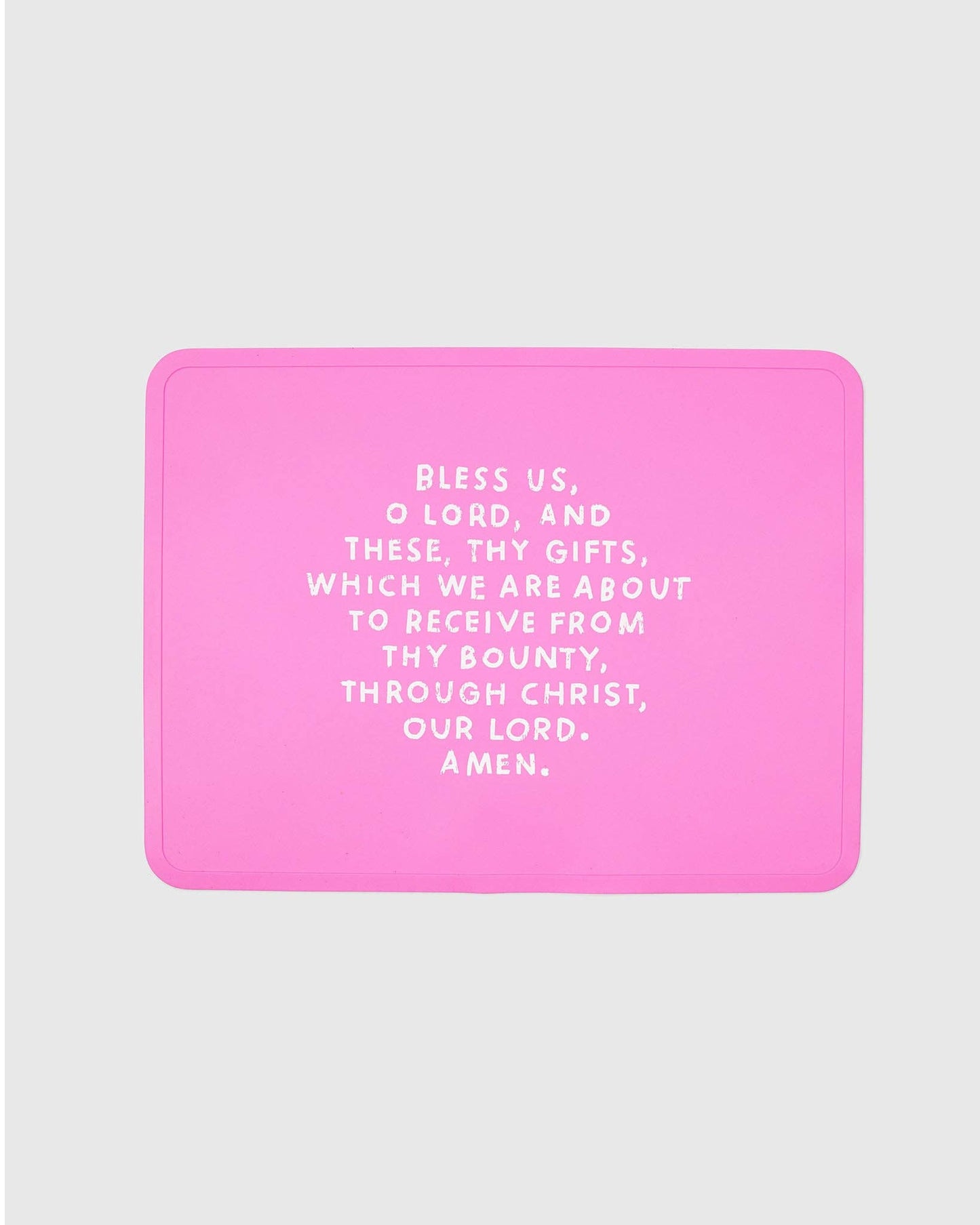 Meal Blessing Silicone Placemat