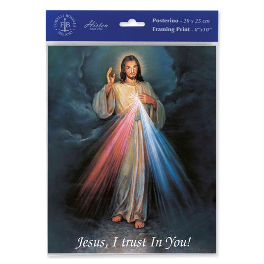 8" x 10" Divine Mercy Print