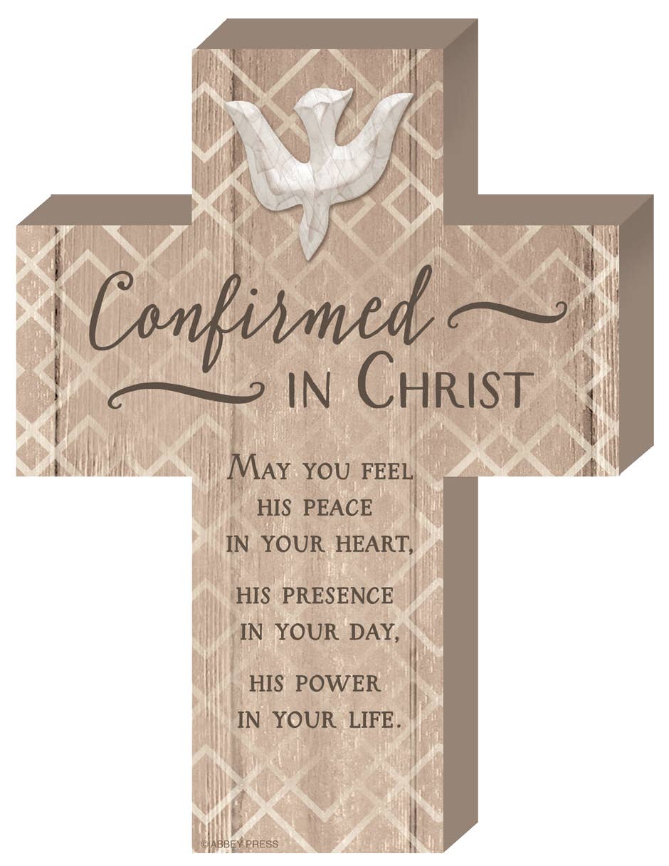 Dove Confirmation Cross