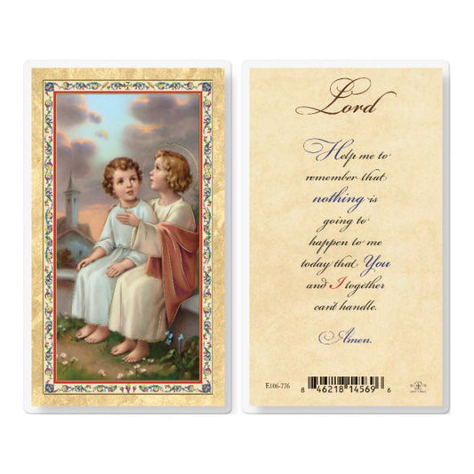 Holy Card - Laminated - Lord Help Me to Remember