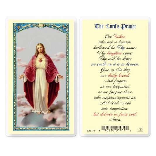 Holy Card - Laminated - Lord's Prayer