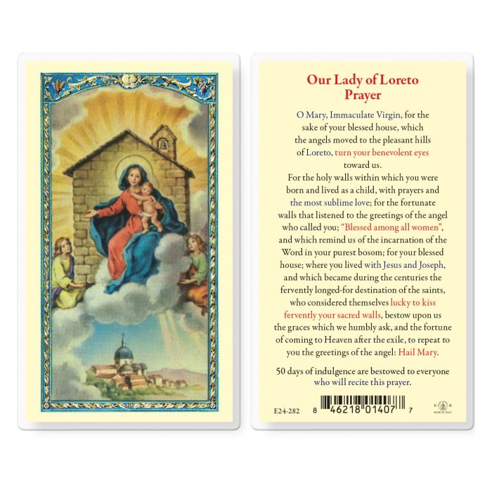Holy Card - Laminated - Our Lady Of Loretto