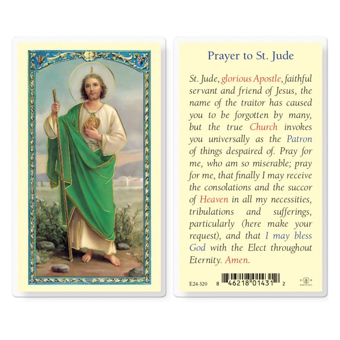 Holy Card - Laminated - Jude