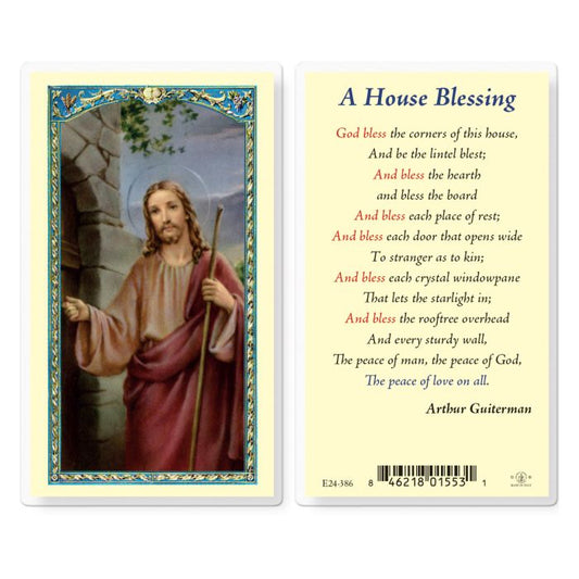 Holy Card - Laminated - A House Blessing