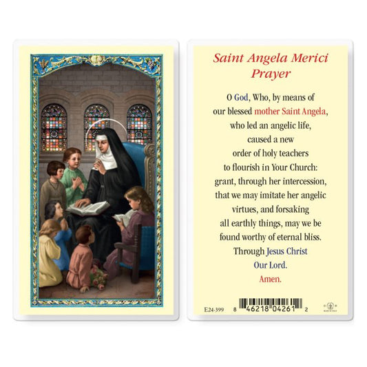 Holy Card - Laminated - Saint Angela Merici
