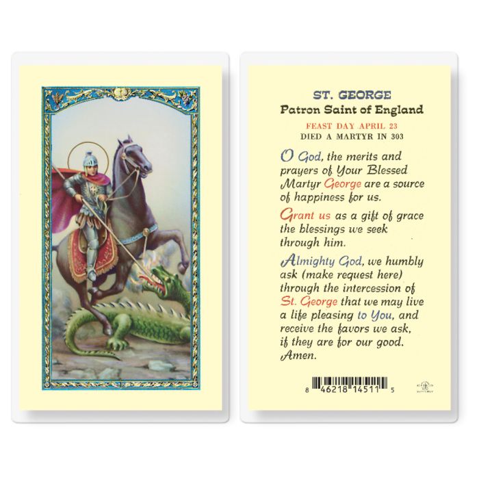Holy Card - Laminated - George