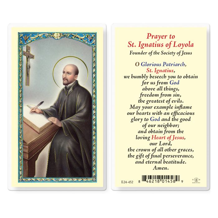 Holy Card - Laminated - Ignatius of Loyola