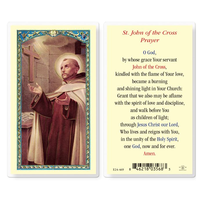 Holy Card - Laminated - John of the Cross
