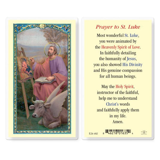 Holy Card - Laminated - Luke