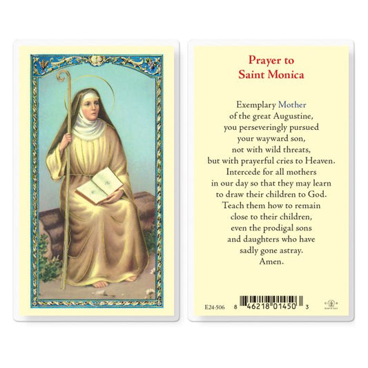 Holy Card - Laminated - Monica