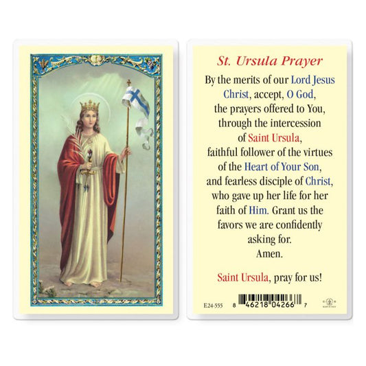 Holy Card - Laminated - Ursula