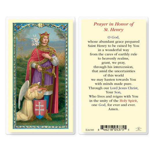 Holy Card - Laminated - Henry