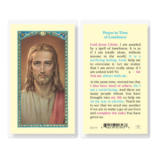 Holy Card - Laminated - Prayer in Time of Loneliness
