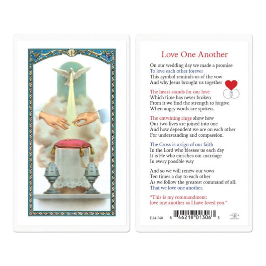 Holy Card - Laminated - Love One Another