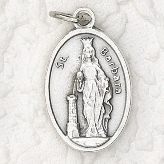 Ox. St. Barbara Pray for Us Medal