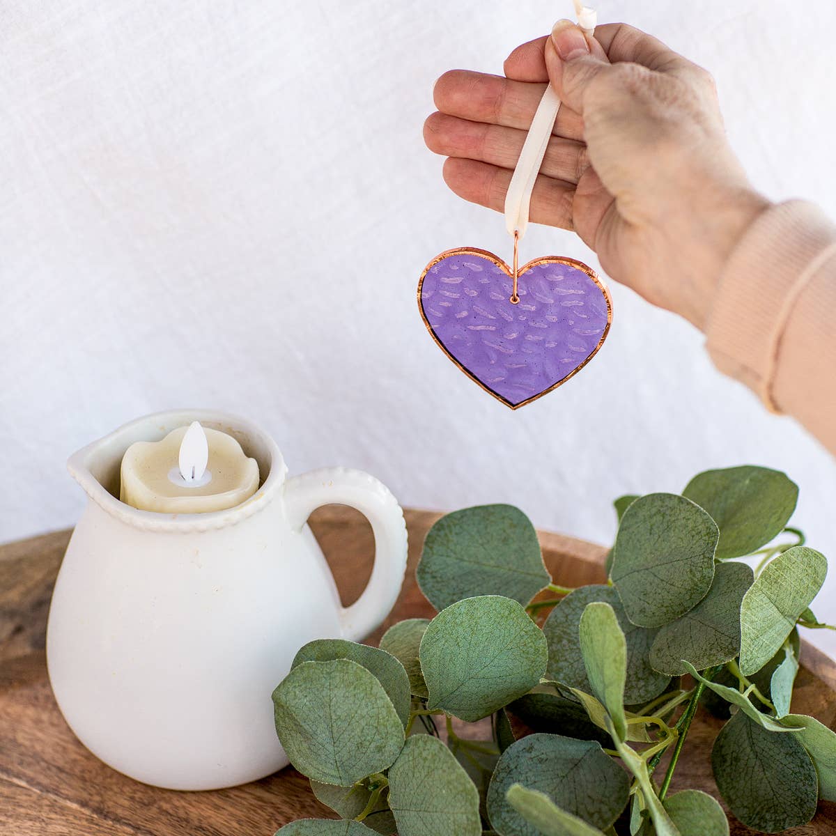 Nurse Keepsake Gift – Handmade Stained Glass Heart 40467