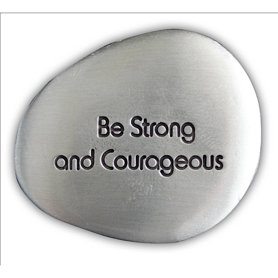 Inspirational Silver Soothing Stone