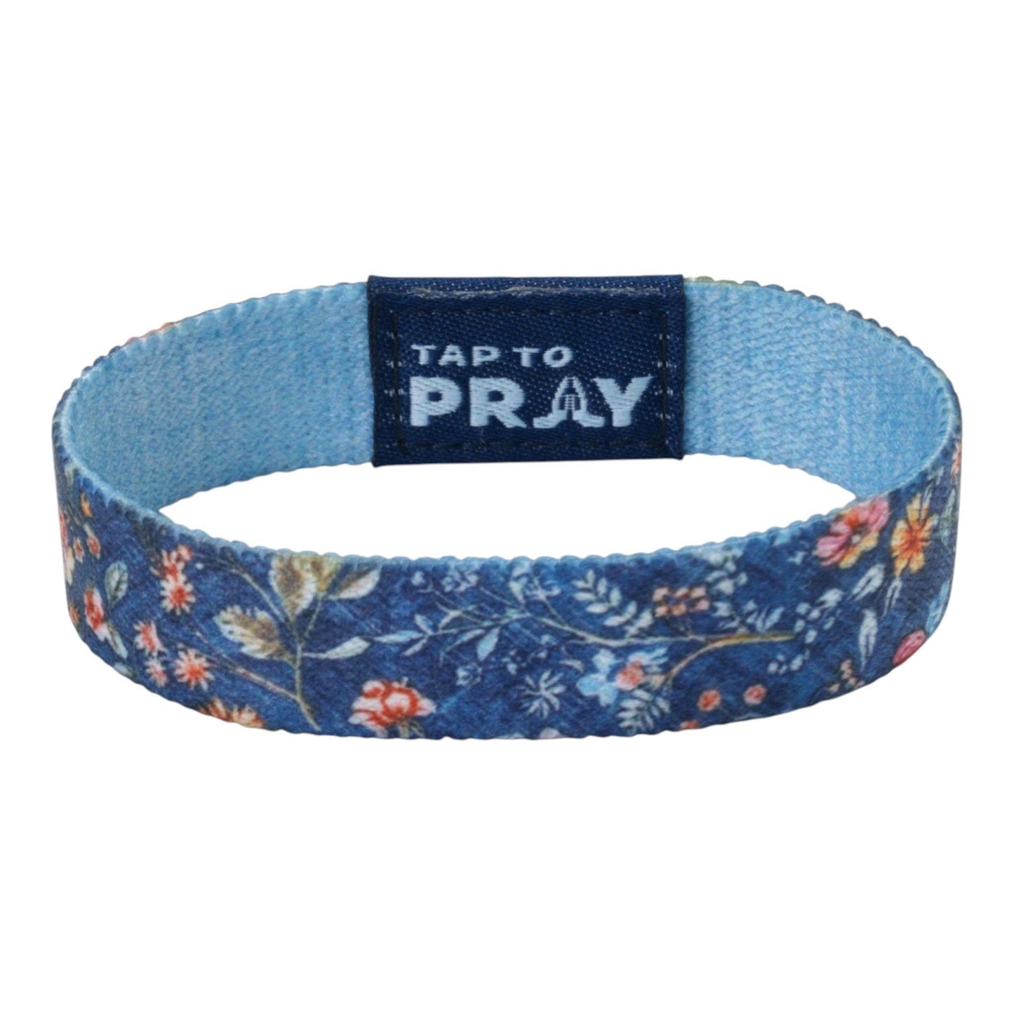 Tap To Pray® Wristband – Wildflower - Be Still