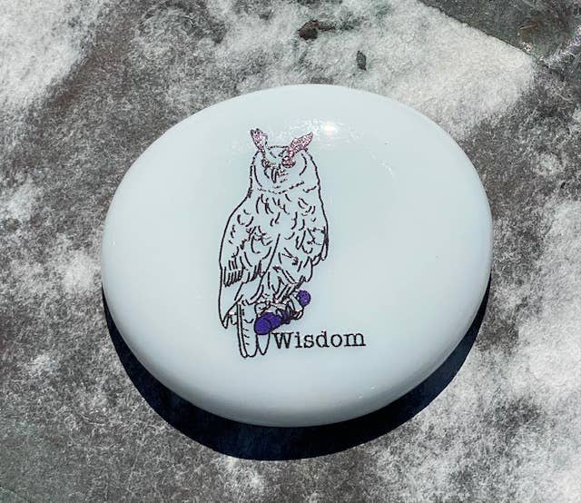 Action Imprinted Word Stones - 10 Words Available