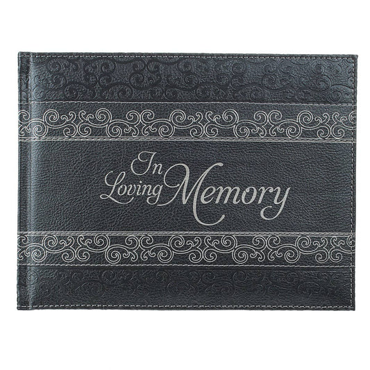 Guest Book Charcoal In Loving Memory