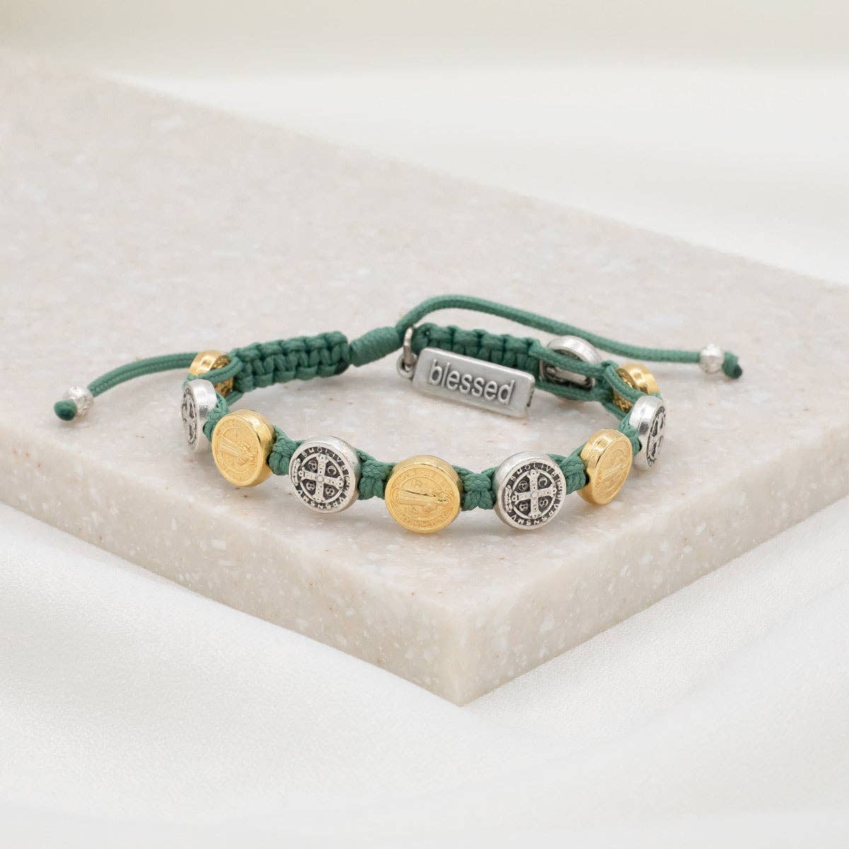 Benedictine Blessing Bracelet - Mixed Metals