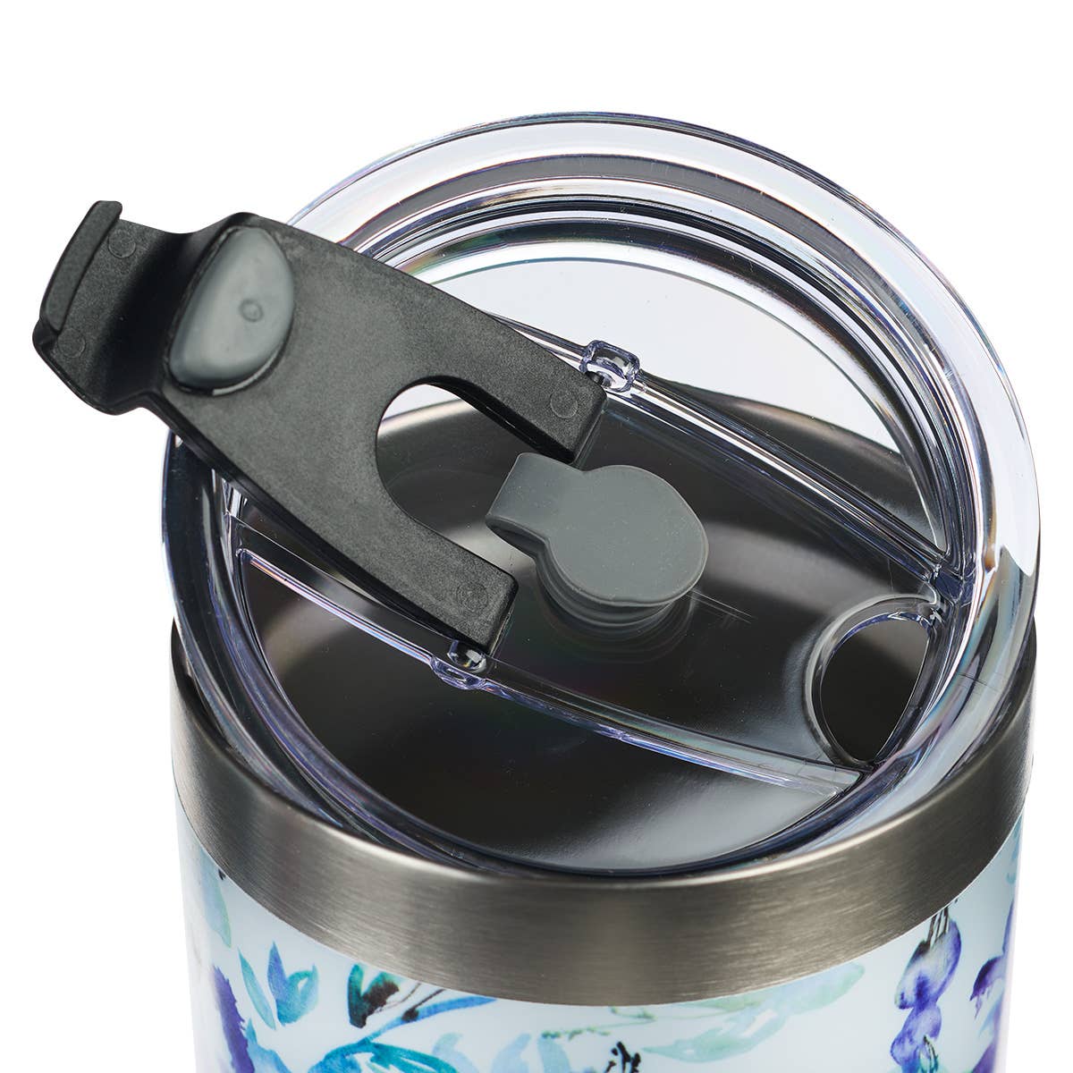 It Is Well With My Soul Purple Posies Stainless Steel Travel