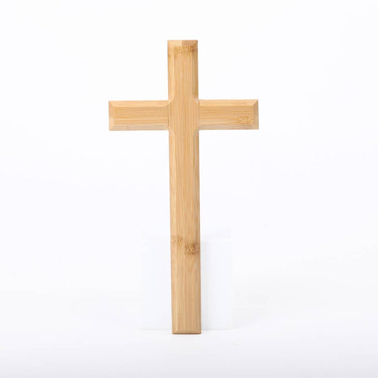 Wall Cross 10" Bamboo