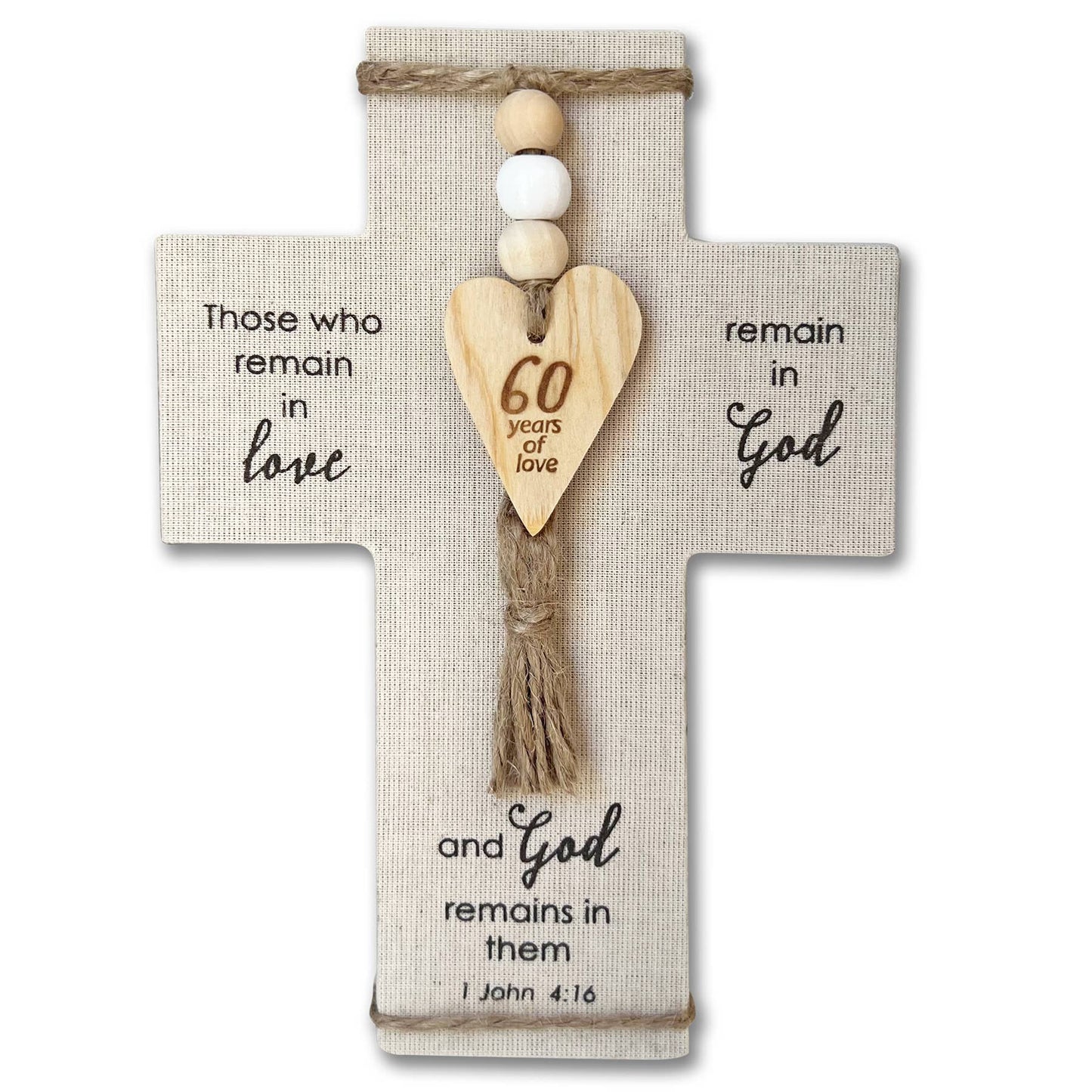 Fabric Anniversary Crosses