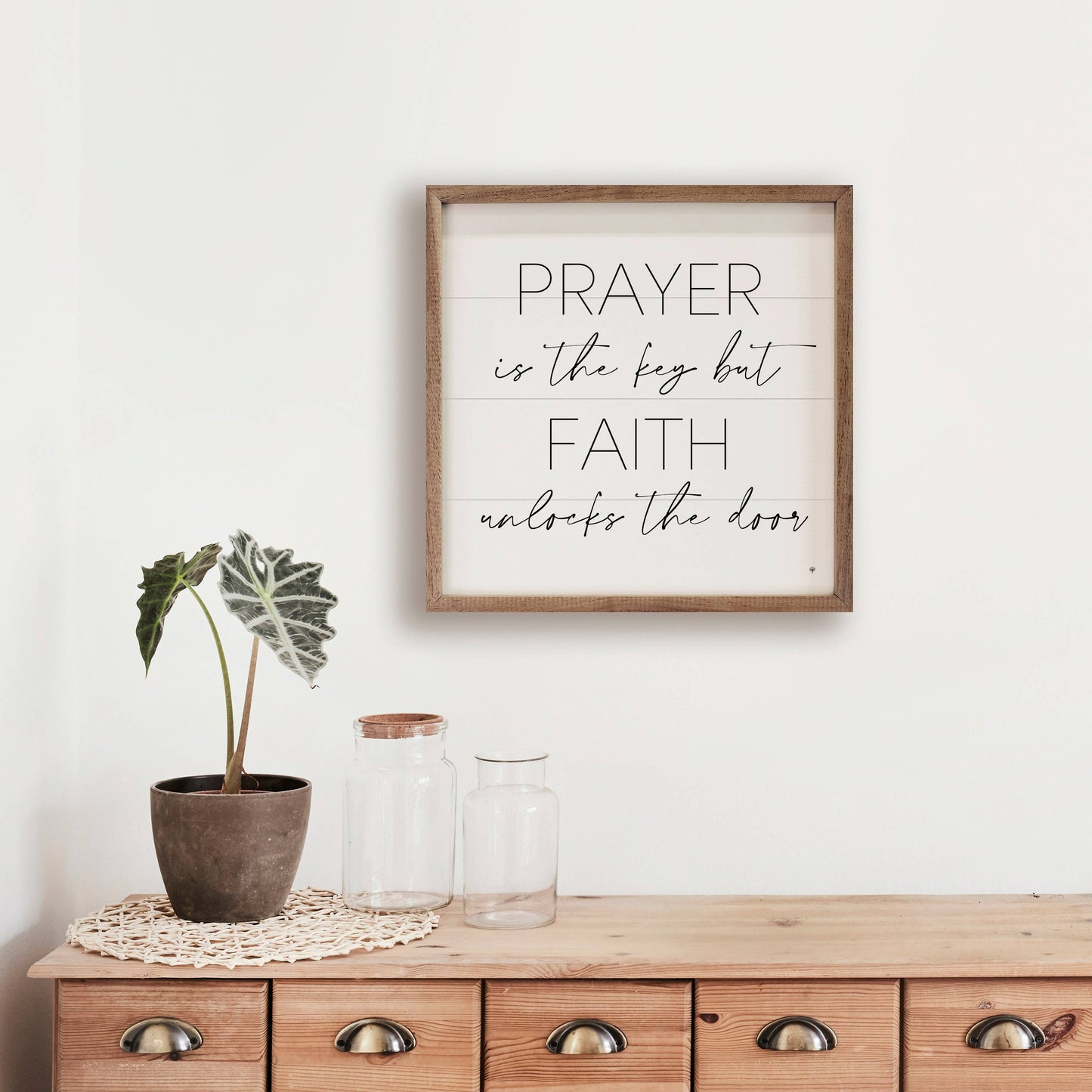 Prayer Is The Key White