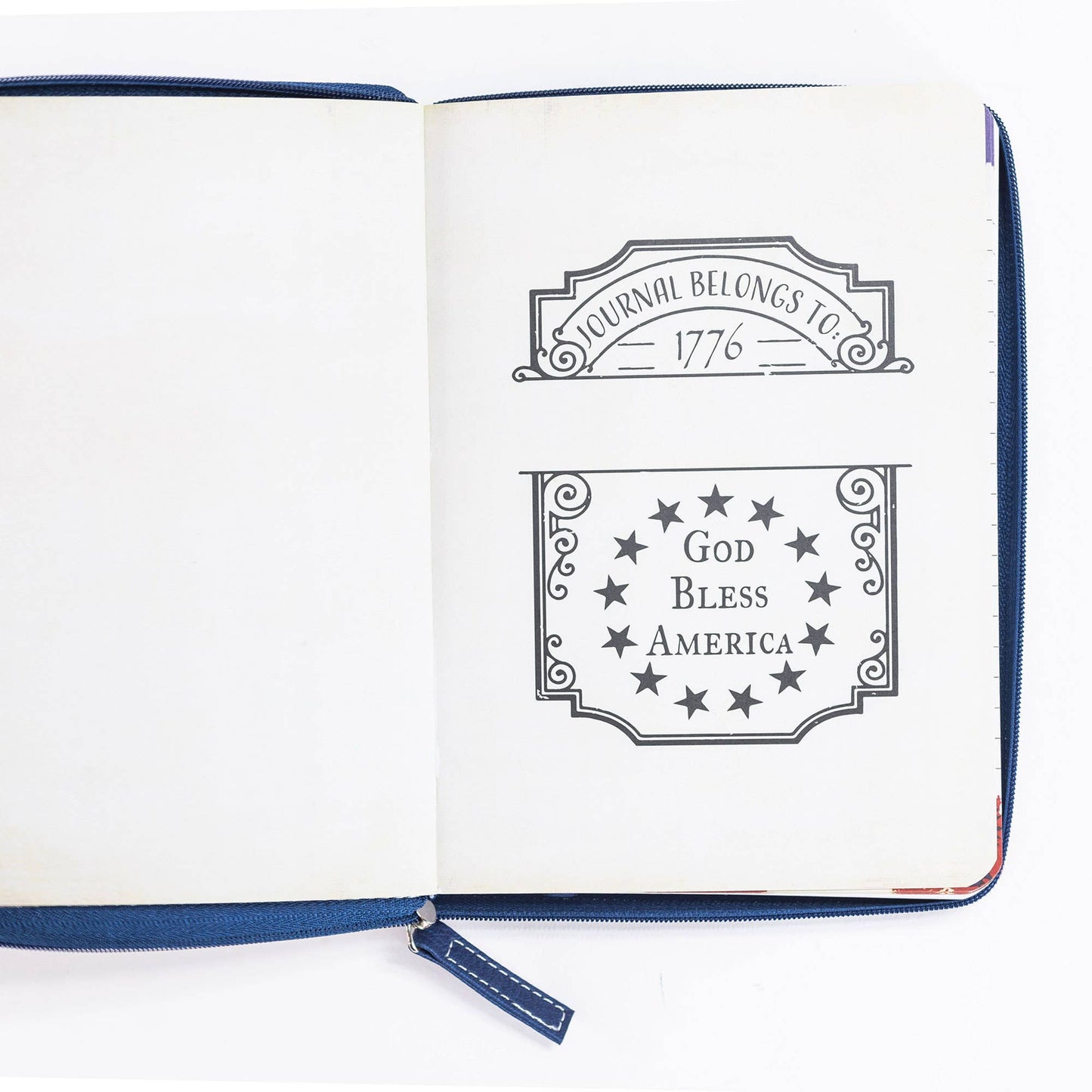 Divine Details 2020: Zippered Journal: US Flag Stand Firm