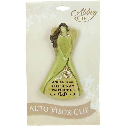 Angel of the Highway Sculpted Visor Clip