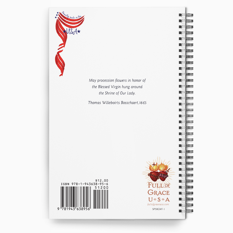 Garland of Marian Flowers Journal
