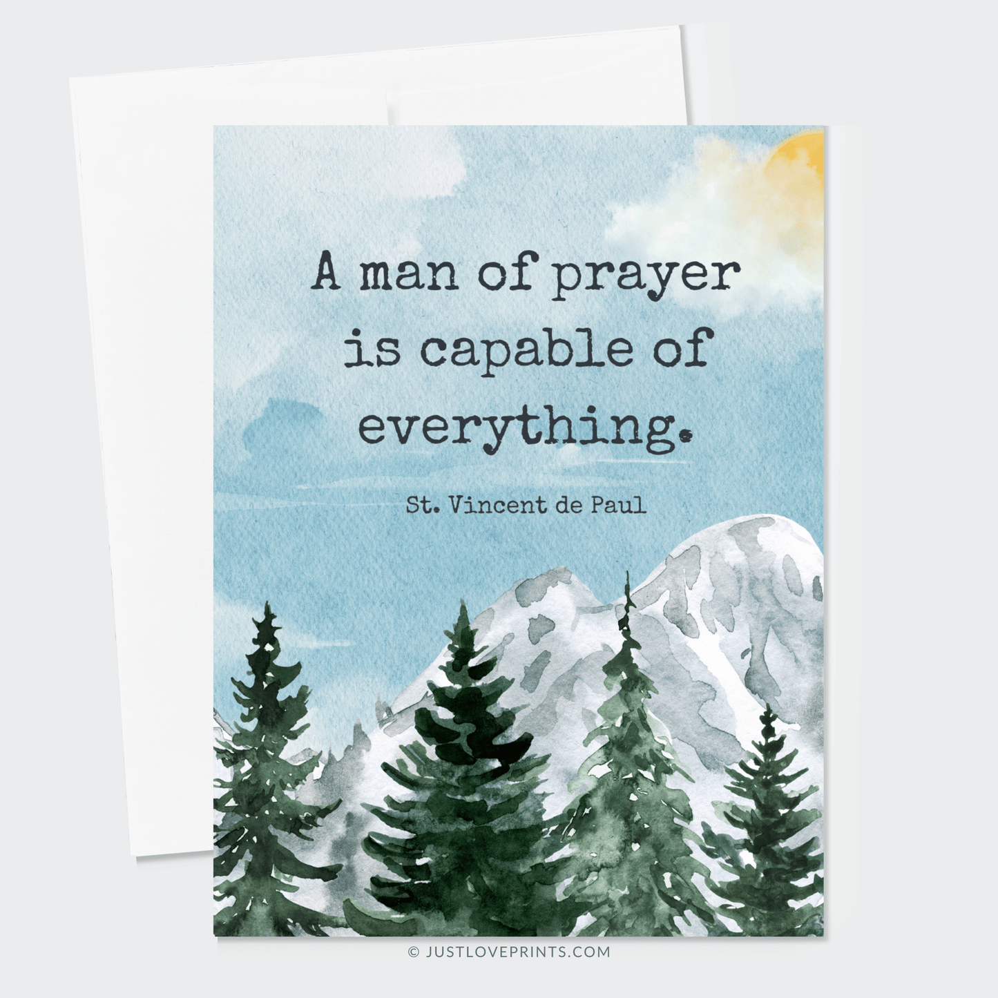 Man of Prayer Greeting Card