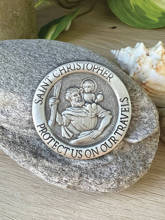 Saint Christopher Visor Clip 
