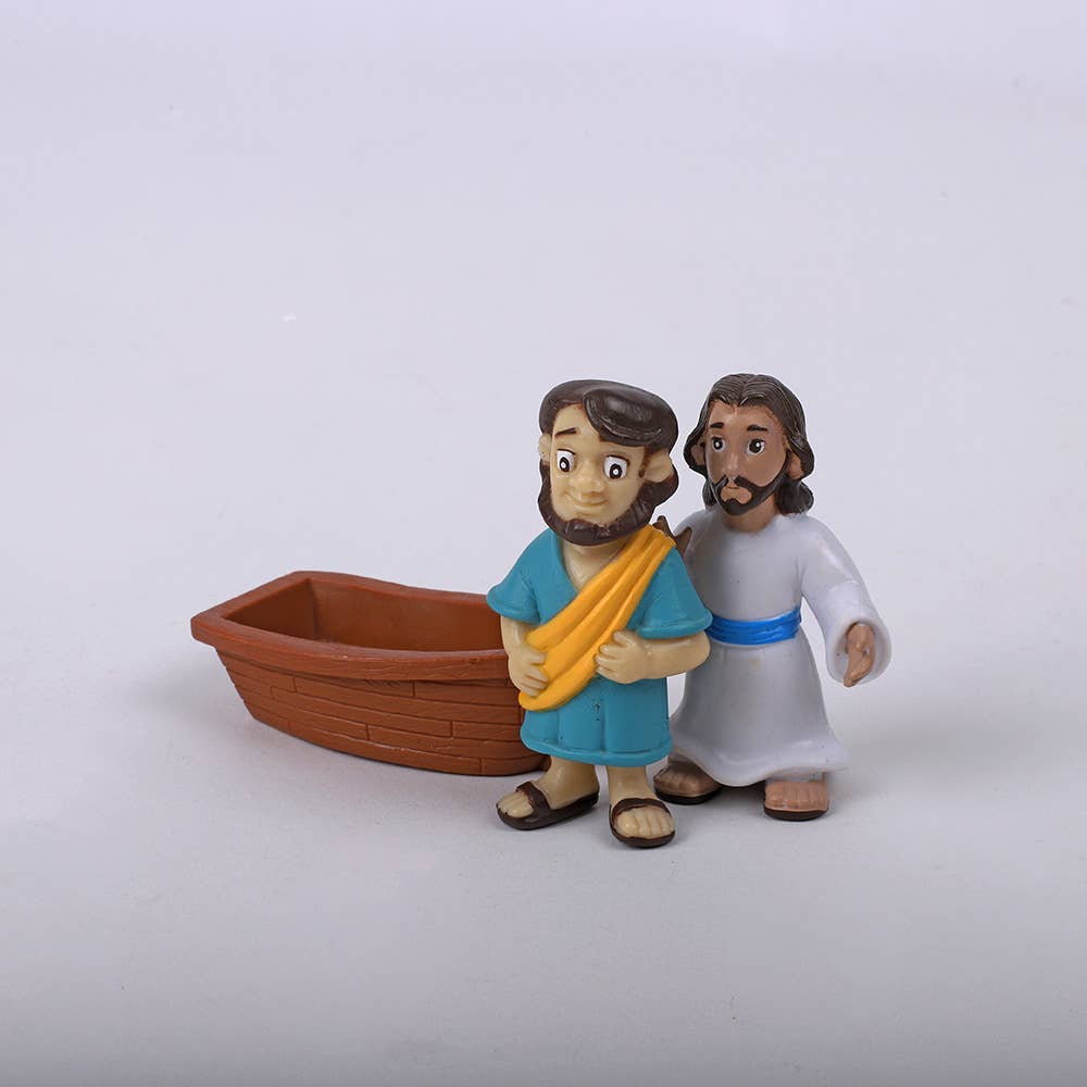 Toy Figurine - Jesus Walks On Water