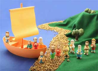 Jesus & the Apostles Galilean Boat Playset