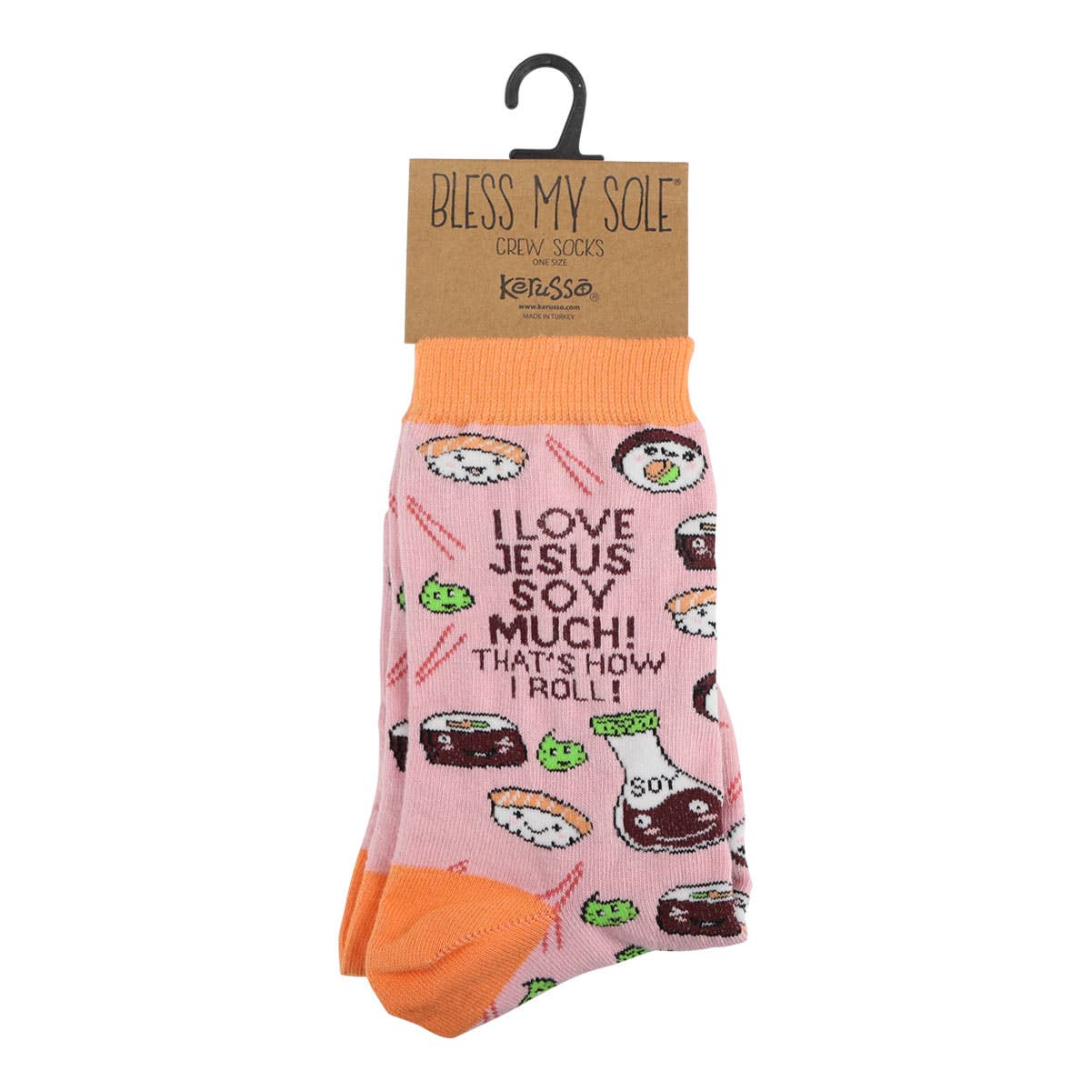 Kerusso Crew Socks Sushi